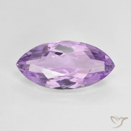 5.48ct Натуральный Средний фиолетовый Аметист, Маркиза, Чистота VS