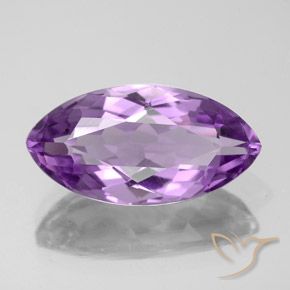 4.88ct Натуральный Розовато-фиолетовый Аметист, Маркиза, Чистота VS