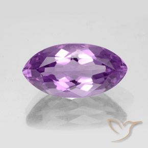 5.31ct Натуральный Средний пурпурно-фиолетовый Аметист, Маркиза, Чистота VS