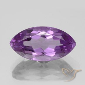 5.52ct Натуральный Пурпурно-фиолетовый Аметист, Маркиза, Чистота VS
