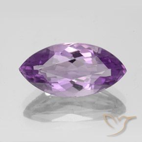 4.57ct Натуральный Пурпурно-фиолетовый Аметист, Маркиза, VVS-VS