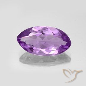 5.72ct Натуральный Средний пурпурно-фиолетовый Аметист, Маркиза, VS-SI