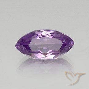 6.66ct Натуральный Средний фиолетовый Аметист, Маркиза, Чистота VVS