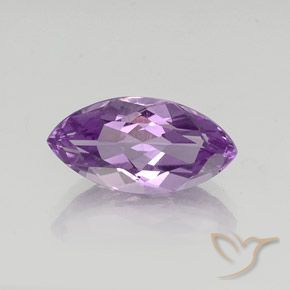 6.40ct Натуральный Светло-средний фиолетовый Аметист, Маркиза, VVS-VS