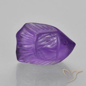 6.35ct Натуральный Средний фиолетовый Аметист, причудливая, Прозрачный