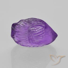 7.22ct Натуральный Средний фиолетовый Аметист, причудливая, Прозрачный