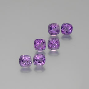  карата, натуральный Фиолетовый Аметист, Подушка Крой, Чистота VS