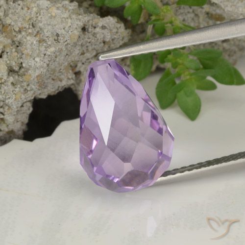 7.13ct Натуральный Ирис Вайолет Аметист, Бриолет, Чистота VS