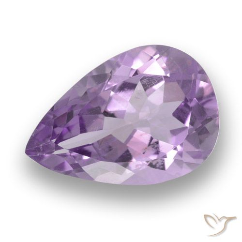 3.28ct Натуральный Ирис Вайолет Аметист, Форма груши, Чистота VS