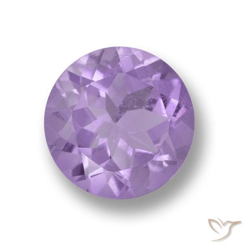 2.31ct Натуральный Средний фиолетовый розовый Аметист, Круглый, Чистота VVS