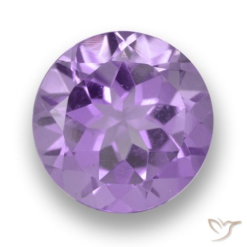 2.54ct Натуральный Глубокий Ирис Фиолетовый Аметист, Круглый, Чистота VVS