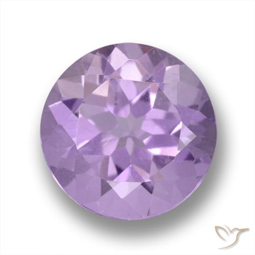 4.58ct Натуральный Средний фиолетовый Аметист, Круглый, VVS-VS