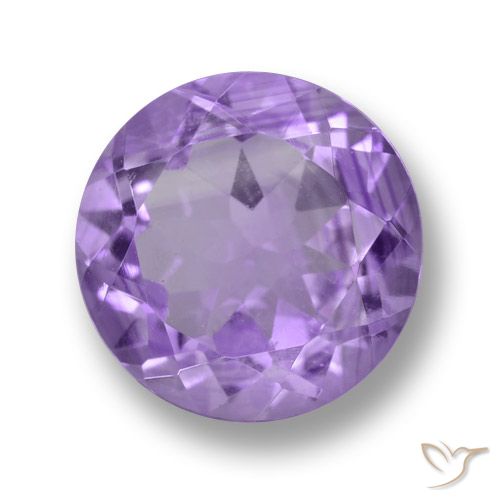 3.91ct Натуральный Глубокий фиолетовый оттенок Аметист, Круглый, Чистота VS