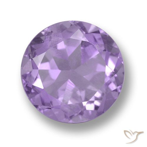 3.88ct Натуральный Средний фиолетовый Аметист, Круглый, Чистота VS