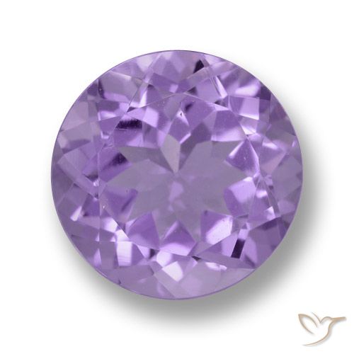 4.10ct Натуральный Средний фиолетовый Аметист, Круглый, VVS-VS
