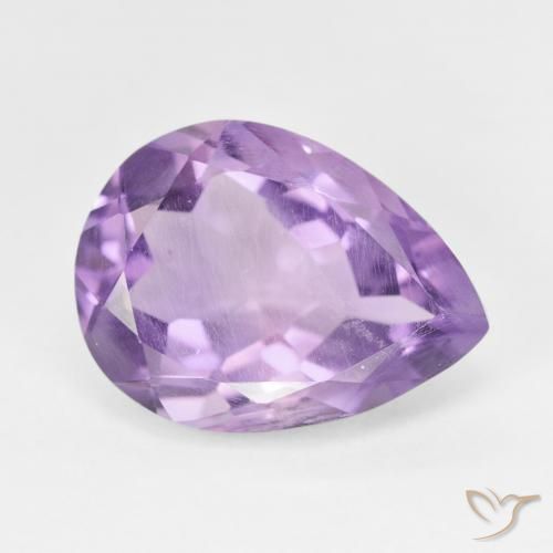 7.26ct Натуральный Ирис Вайолет Аметист, Форма груши, Чистота VS