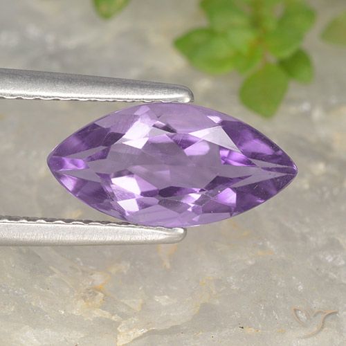 1.36ct Натуральный Ирис Вайолет Аметист, Маркиза, Чистота VS