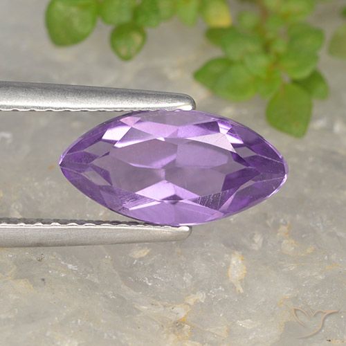 1.86ct Натуральный Пурпурно-фиолетовый Аметист, Маркиза, Чистота VS