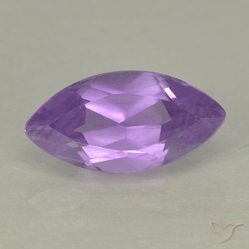 1.78ct Натуральный Розовато-фиолетовый Аметист, Маркиза, Чистота VS