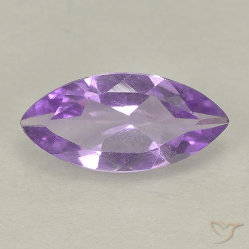 1.26ct Натуральный Розовато-фиолетовый Аметист, Маркиза, Чистота VS
