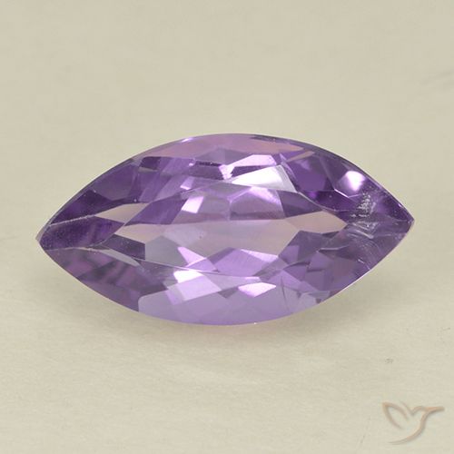 1.77ct Натуральный Темно-фиолетовый Аметист, Маркиза, Чистота VS
