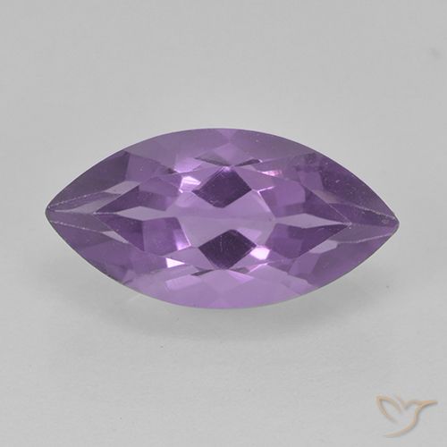1.88ct Натуральный Средний фиолетовый Аметист, Маркиза, Чистота VS