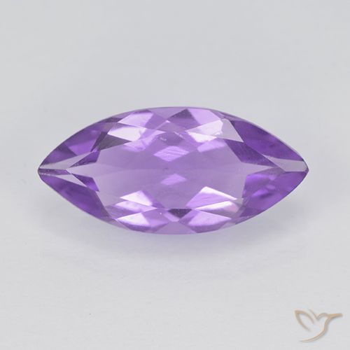 1.31ct Натуральный Глубокий Ирис Фиолетовый Аметист, Маркиза, Чистота VS