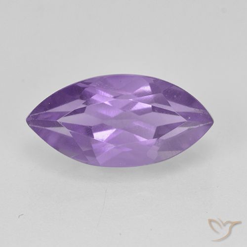 1.99ct Натуральный Средний фиолетовый Аметист, Маркиза, Чистота VS