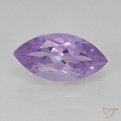 1.94ct Натуральный Средний фиолетовый Аметист, Маркиза, Чистота VS