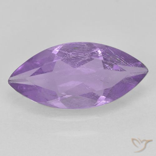 1.31ct Натуральный Средний фиолетовый Аметист, Маркиза, VS-SI