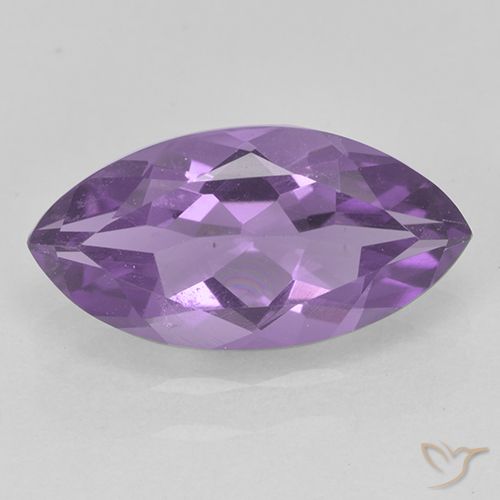 1.58ct Натуральный Ирис Вайолет Аметист, Маркиза, Чистота VS