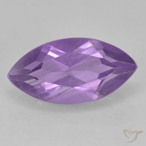 1.83ct Натуральный Средний фиолетовый Аметист, Маркиза, Чистота VS