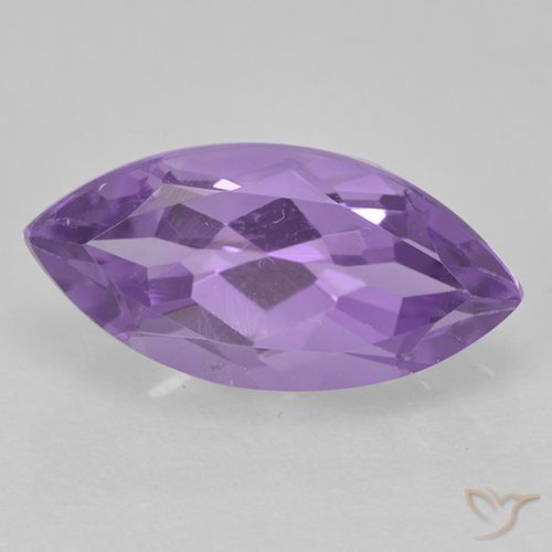 1.84ct Натуральный Средний фиолетовый Аметист, Маркиза, Чистота VS