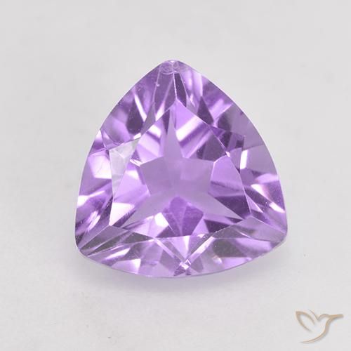 1.59ct Натуральный Средний фиолетовый Аметист, Триллион, Чистота VS