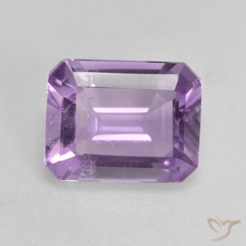 1.81ct Натуральный Ирис Вайолет Аметист, Изумрудная огранка, Чистота VS