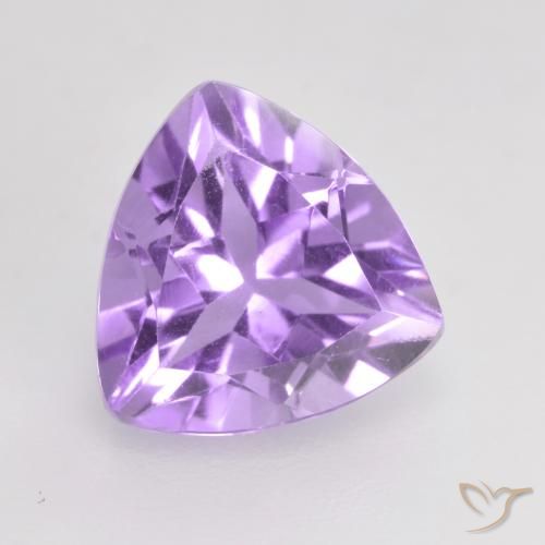 1.86ct Натуральный Глубокий Ирис Фиолетовый Аметист, Триллион, VVS-VS