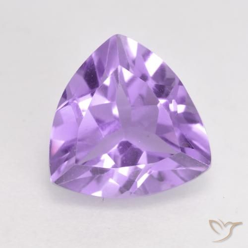 1.65ct Натуральный Средний фиолетовый Аметист, Триллион, Чистота VS