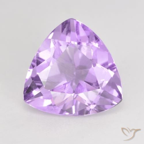 2.58ct Натуральный Средний фиолетовый Аметист, Триллион, Чистота VS