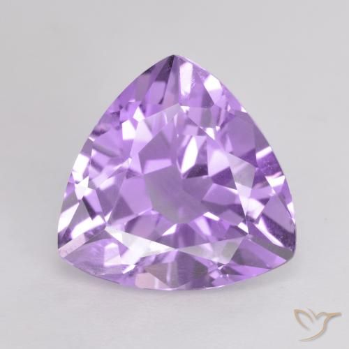 2.74ct Натуральный Глубокий Ирис Фиолетовый Аметист, Триллион, VVS-VS