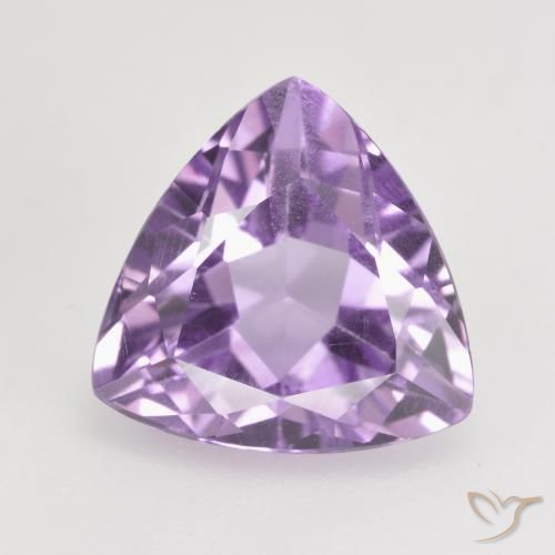 3.07ct Натуральный Средний фиолетовый Аметист, Триллион, Чистота VS