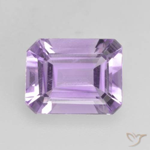 2.07ct Натуральный Глубокий Ирис Фиолетовый Аметист, Изумрудная огранка, VVS-VS