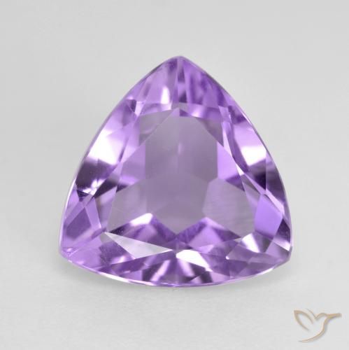 2.60ct Натуральный Средний фиолетовый Аметист, Триллион, Чистота VS