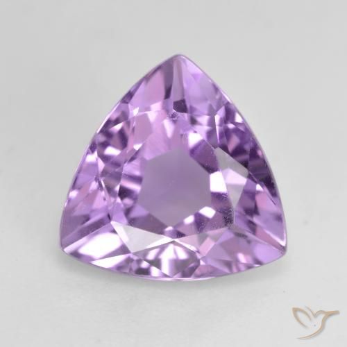 2.70ct Натуральный Средний пурпурно-фиолетовый Аметист, Триллион, Чистота VS