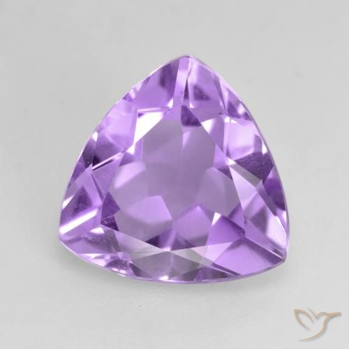 2.60ct Натуральный Средний фиолетовый Аметист, Триллион, Чистота VS