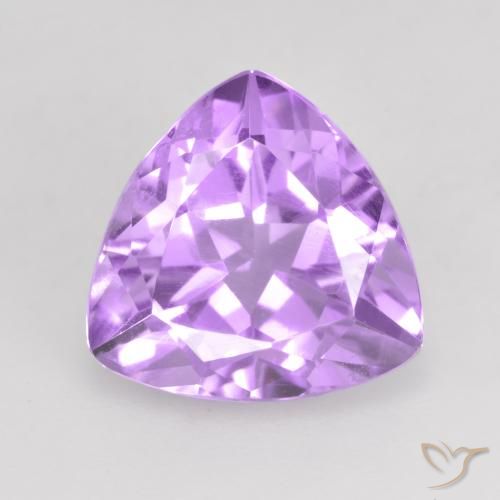 2.91ct Натуральный Ярко-розовато-фиолетовый Аметист, Триллион, VVS-VS