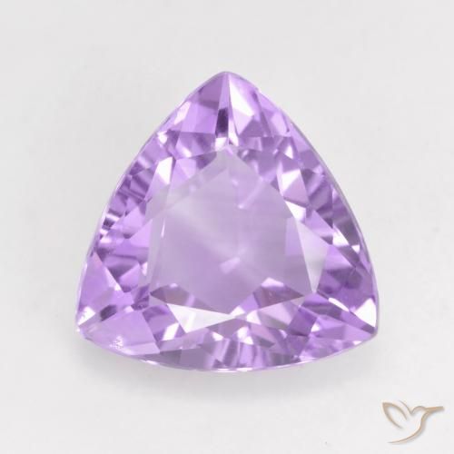 2.80ct Натуральный Светло-фиолетовый Аметист, Триллион, VVS-VS