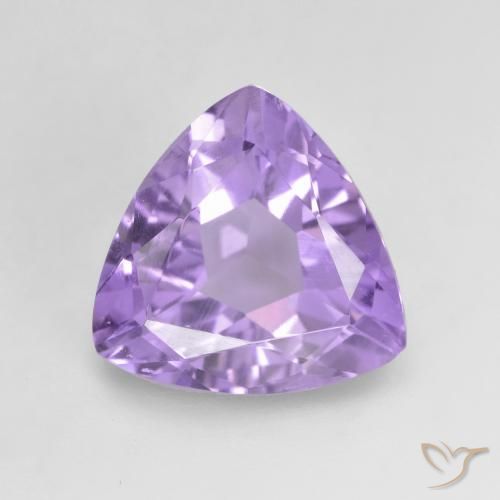 2.66ct Натуральный Средний фиолетовый Аметист, Триллион, VVS-VS