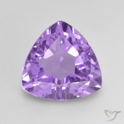 3.14ct Натуральный Средний фиолетовый Аметист, Триллион, VVS-VS