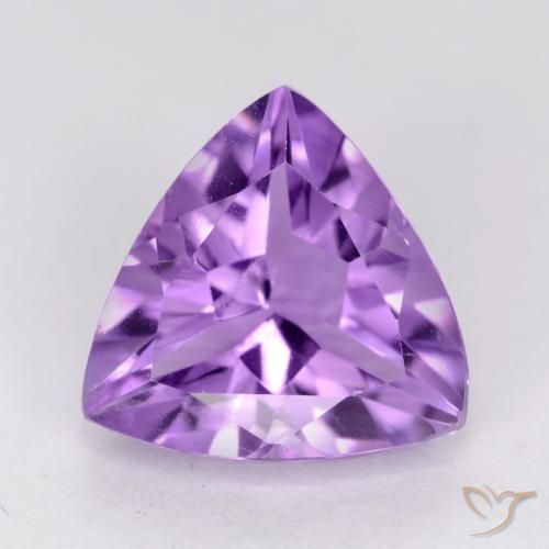 2.07ct Натуральный Средний фиолетовый Аметист, Триллион, Чистота VS