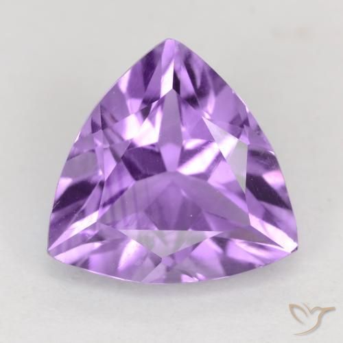 2.14ct Натуральный Розовато-фиолетовый Аметист, Триллион, VVS-VS